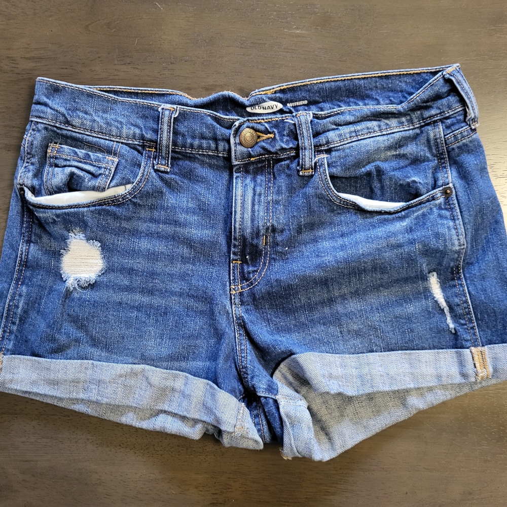 Women's Blue Denim Shorts